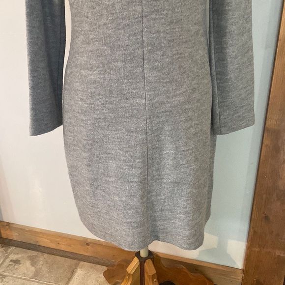 Tahari grey 100 % wool cardigan sweater jacket size small: nicely styled! - Picture 10 of 14